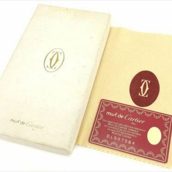 Cartier Wallet Purse Long Wallet Mastline Red Woman unisex Authentic Used T7268 - Picture 9 of 9